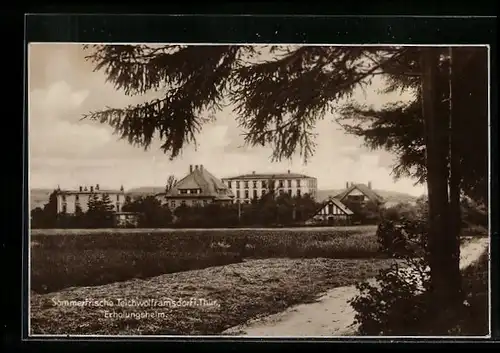 AK Teichwolframsdorf, Blick auf Erholungsheim