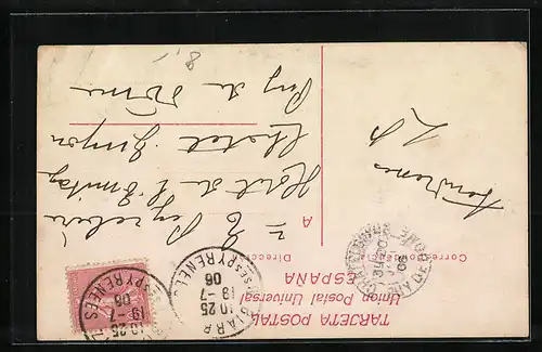 AK Das spanische Königspaar