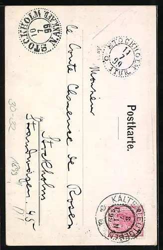 AK Soldat der Reserve und Wirt mit Bierkrügen