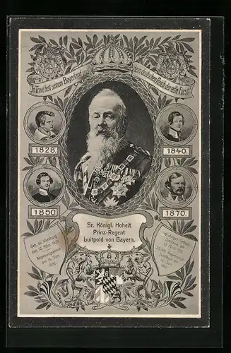 AK Sr. Königl. Hoheit Prinz-Regent Luitpold von Bayern