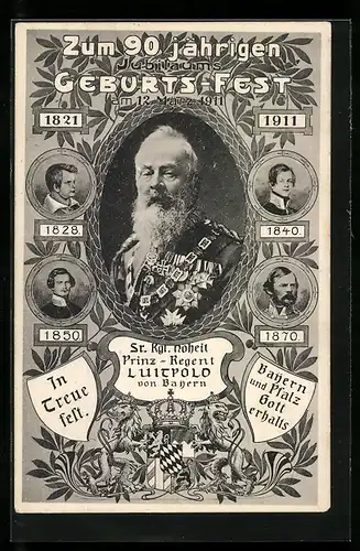 AK Prinz-Regent Luitpold in Paradeuniform