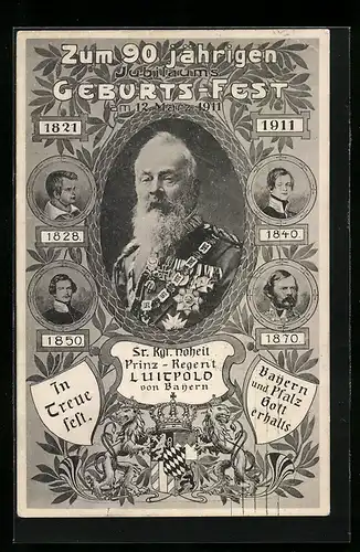 AK Prinz-Regent Luitpold in Paradeuniform