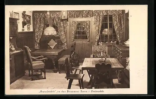 AK Zofingen, Gasthaus Brauerei Senn, Burestübli, Vorderansicht