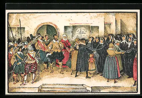 Künstler-AK Riehen, Festspiel zur 400jährigen Vereinigungsfeier 1923