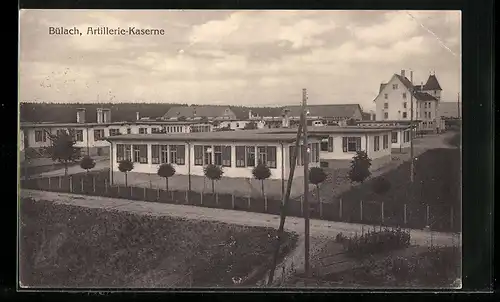 AK Bülach, Partie an der Artillerie-Kaserne