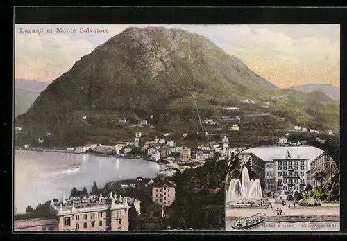 AK Lugano, Hotel Suisse-Schweizerhof, Monte Salvatore