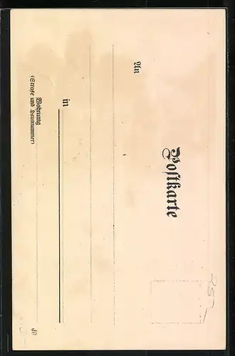 Künstler-AK St. Gallen, Partie am Lämmlisbrunn