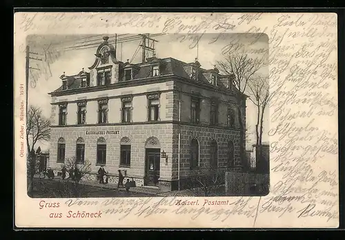 AK Schöneck, Kaiserliches Postamt