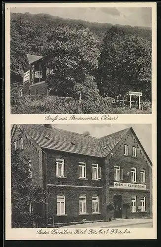 AK Bodenwerder / Weser, Hotel zur Königszinne