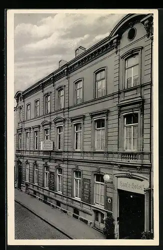 AK Köln, Hansa-Hotel und Restaurant, Jakordenstrasse 10-10a