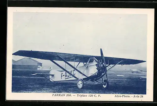 AK Flugzeug Farman 200, Triplace 120 C.V.
