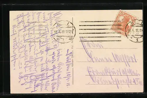 AK Kriegsschiff SMS Kaiser in Fahrt