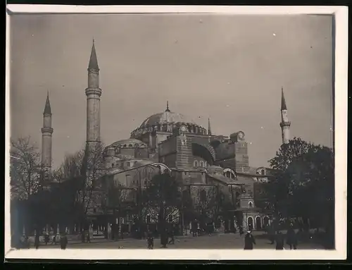 Fotografie unbekannter Fotograf, Ansicht Konstantinopel, Moschee Hagia Sophia