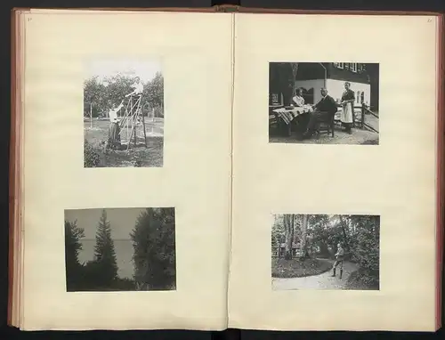 Fotoalbum mit 88 Fotografien, Ansicht Seeheim-Münsing, Ferienheim Seeleitn 10, Erbau und Betrieb, Starnberger See