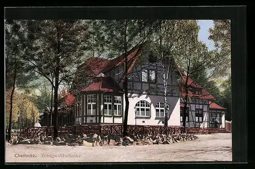 AK Chemnitz, an der Zeisigwaldschänke