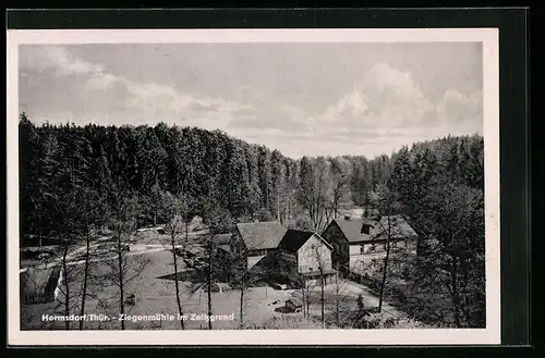 AK Hermsdorf /Thür., Ziegenmühle im Zeitzgrund