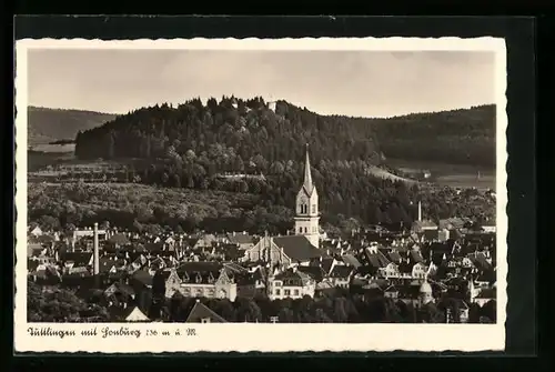 AK Tuttlingen, Ortsansicht mit Honburg