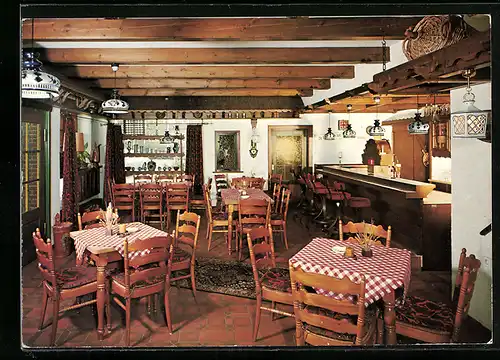 AK Wiesmoor, Cafe-Restaurant Freisengeist, Innenansicht