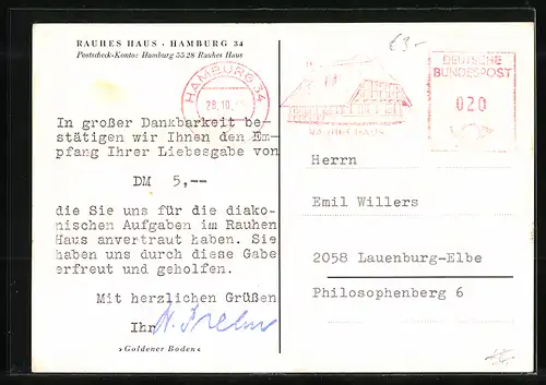 AK Hamburg-Horn, Rauhes Haus