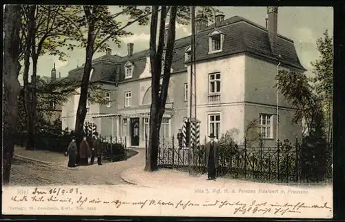 AK Kiel, Villa S. Kgl. H. d. Prinzen Adalbert v. Preussen