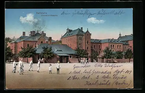 AK Karlsruhe, Partie in der Grenadier-Kaserne