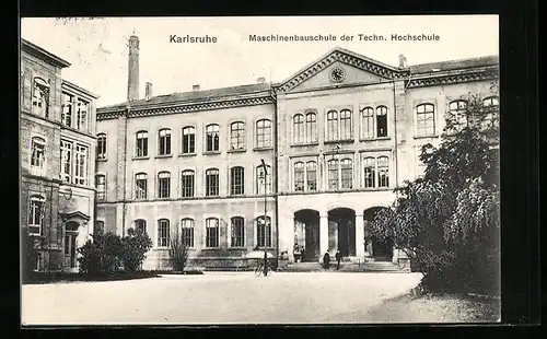 AK Karlsruhe, Maschinenbauschule der Technischen Hochschule