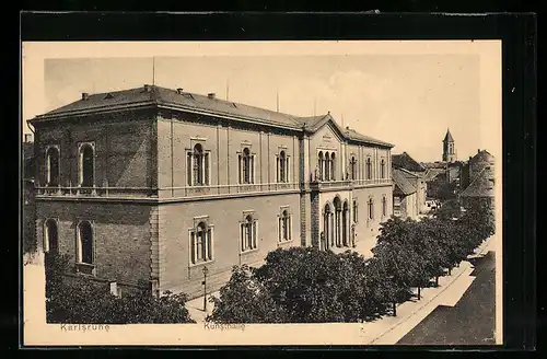 AK Karlsruhe, Partie an der Kunsthalle