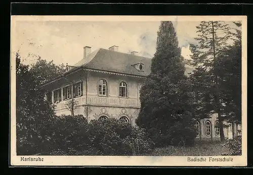 AK Karlsruhe, Badische Forstschule