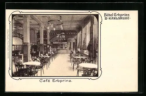 AK Karlsruhe, Hôtel Erbprinz, Café