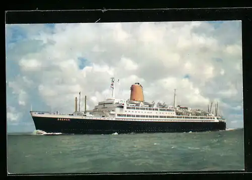 AK Passagierschiff Bremen, Flaggschiff des Nordd. Lloyd