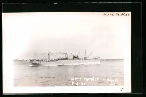 AK Handelsschiff Alcoa Rambler vor Küste