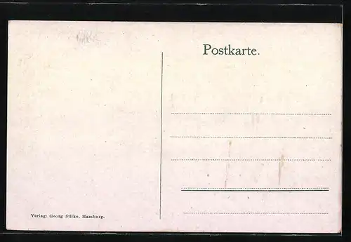 AK Turbinenschnelldampfer Kaiser der H.-A.-Linie in der Dämmerung