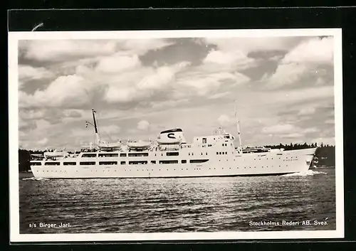 AK Passagierschiff SS Birger Jarl, Stockholms Rederi AB Svea