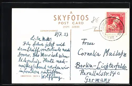 AK Passagierschiff MV Prince Philippe