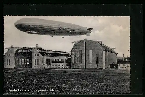 AK Friedrichshafen a. B., Zeppelin-Luftschiffwerft