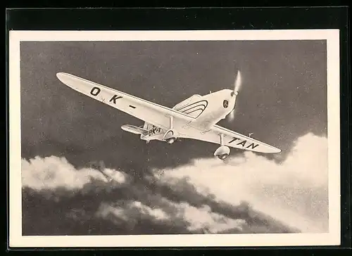 AK Memorial Ing. Jana Kaspara v Oardubicich, Flugzeug