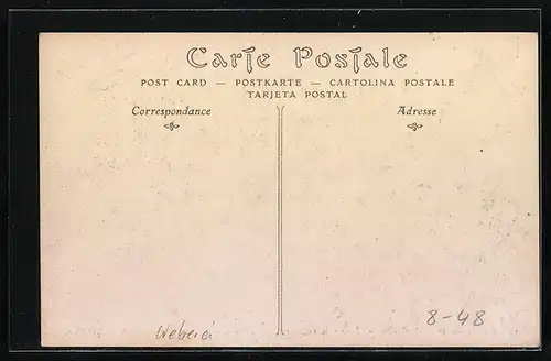 AK Aubusson, Manufacture de Tapis, J. Schenk, 12, Rue Gaillon, Paris, Un Atelier à Tapisserie, Teppichweberei