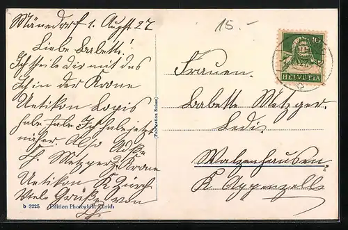 AK Zürich, Strassenbahnen in der Bahnhofstrasse