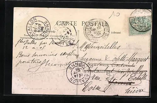 AK Les Grandes Dalles, Entrèe du Village