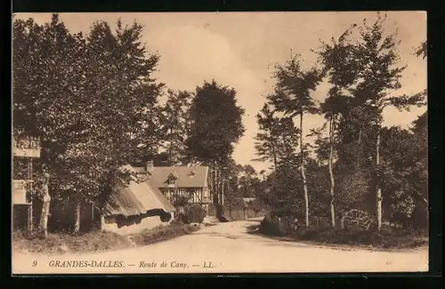AK Grandes-Dalles, Route de Cany