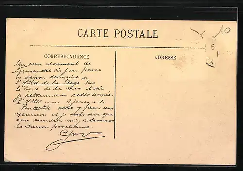 AK Grandes-Dalles, Route de Cany