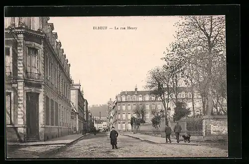AK Elbeuf, La rue Henry