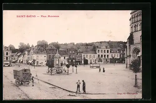 AK Saint-Saens, Place Maintenon