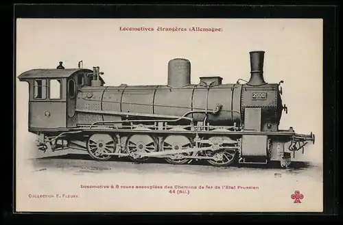 AK Locomotives à 8 roues accouplées des Chemins de fer de l`Etat Prussien, 2000