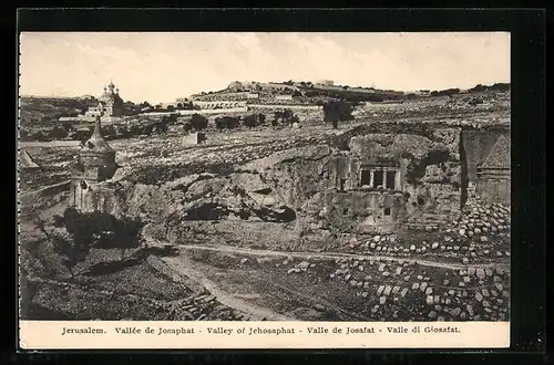 AK Jerusalem, Vallée de Josaphat