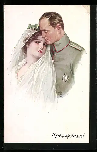 AK Kriegsgetraut!, Flieger und Braut