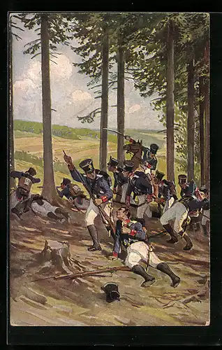 Künstler-AK Paul Hey: Nr. 14, Ich hatt` einen Kameraden...