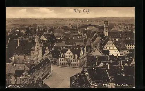 AK Memmingen, Blick auf das Rathaus