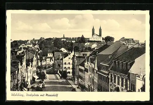 AK Vilsbiburg, Stadtplatz mit Mariahilf