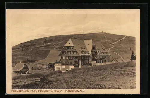 AK Feldberg i. Schwarzwald, Ansicht Gasthaus Feldberger Hof